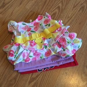 Bundle 4p. clothes for baby girl size 3-6M